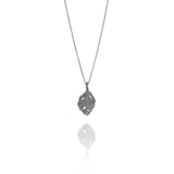 RAVEN NECKLACE oxidized silver